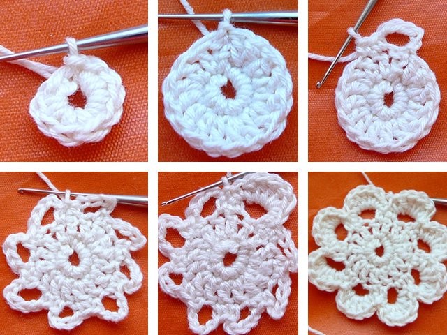 Irish Lace Crochet Rose