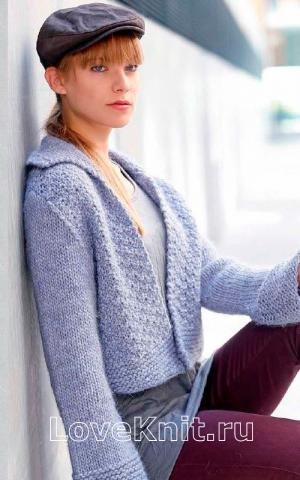 ​Knit Light-Blue Cardigan