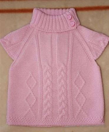 ​Pansy Pink Waistcoat for Girl