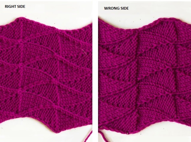 ​Double-Sided Waves Knit Stitch