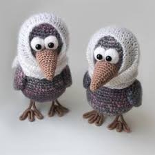 Inspiration. Amigurumi Birds.