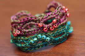 Inspiration. Crochet Bracelets.