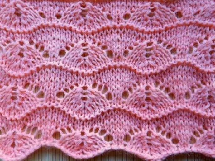 Right Side Knit Relief Pattern Right Side Knit Relief Pattern