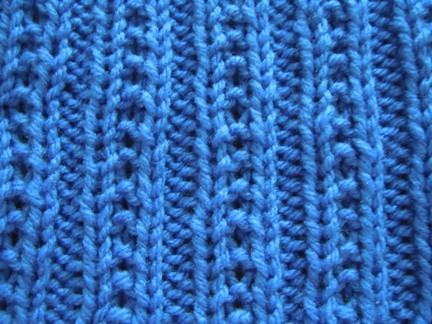 ​Knit Beaded Rib Pattern
