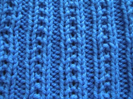 Knitting Pattern for Repeating Rows Using Multiple Stitches
