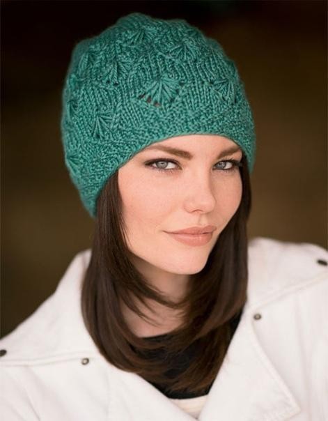 Knit Hat with Long Stitches Knit Hat with Long Stitches
