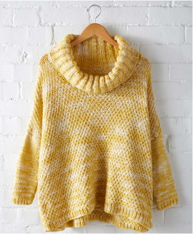 ​Lemon Curry Easy Knit Pullover