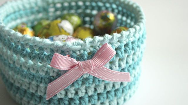 Inspiration. Crochet Baskets.