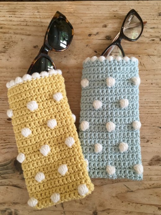 Inspiration. Crochet Cases for Sun Glasses.