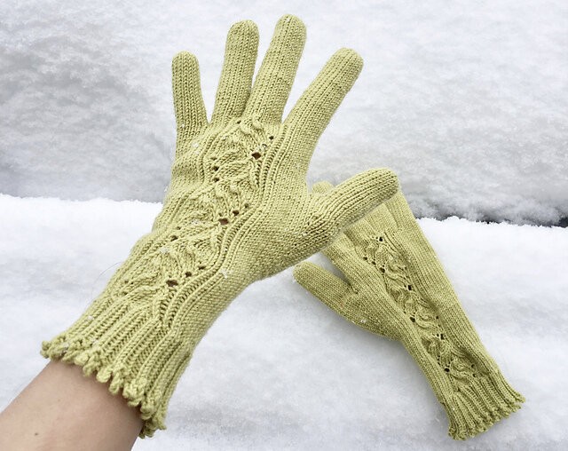 Inspiration. Knit Gloves.