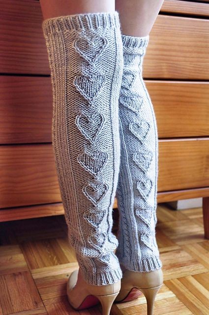 Inspiration. Knit Leg-Warmers.