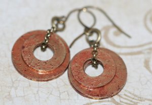 ​Metal Round Earrings