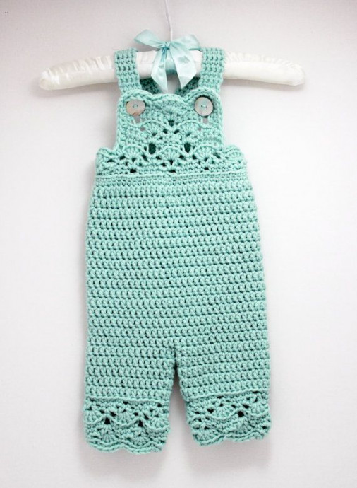 Inspiration. Crochet Baby Rompers.