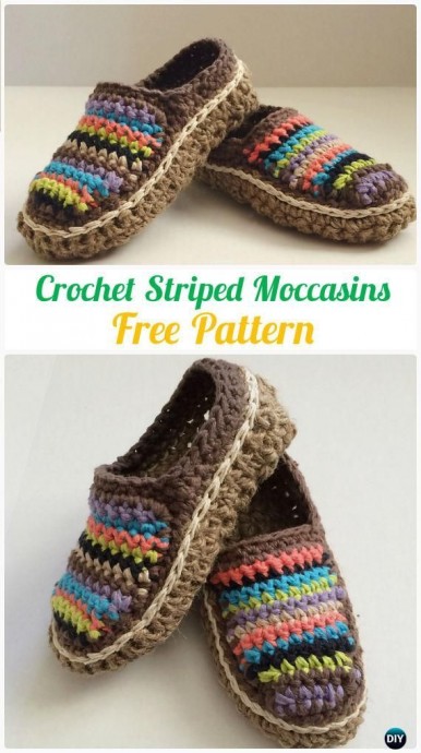 Inspiration. Crochet Women's Slippers.