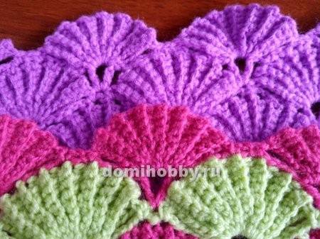 ​Relief Crochet Shells Pattern