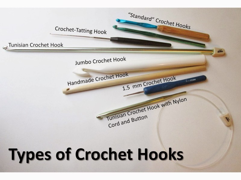 Types of Crochet Hooks Types of Crochet Hooks
