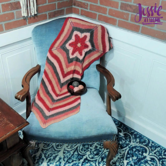 A Knit Hexagon Wrap Pattern A Knit Hexagon Wrap Pattern