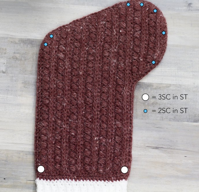 Helping our users. ​Crochet Christmas Stocking.