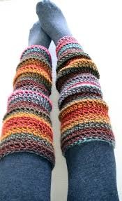 Inspiration. Crochet Leg-Warmers.