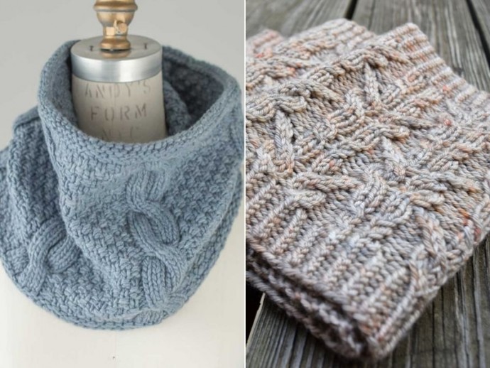 Inspiration. Knit Cowls.