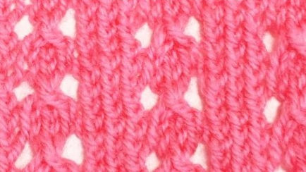 ​Lace Rib Knit Pattern
