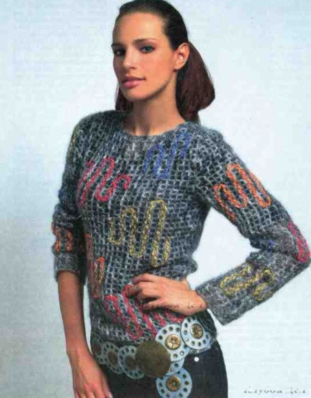 ​Crochet Net Pullover