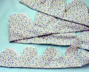 Fabric Flowered Brooch Fabric Flowered Brooch