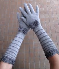 Inspiration. Knit Gloves.