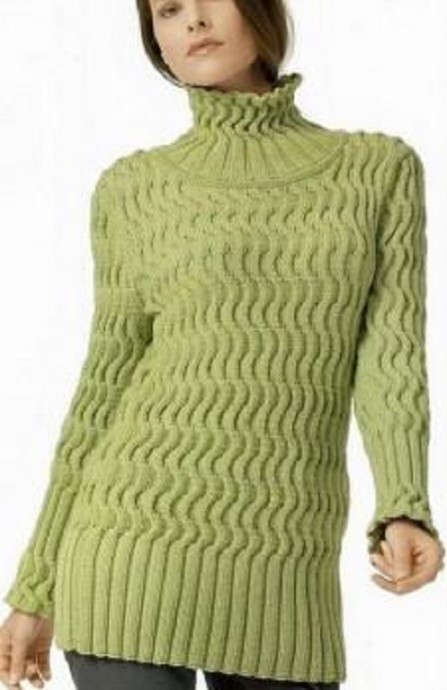 ​Long Green Pullover