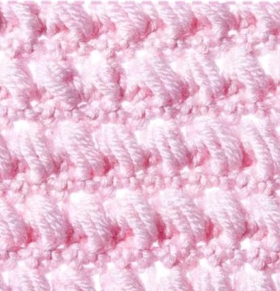 ​Relief Crochet Pattern of Long Stitches