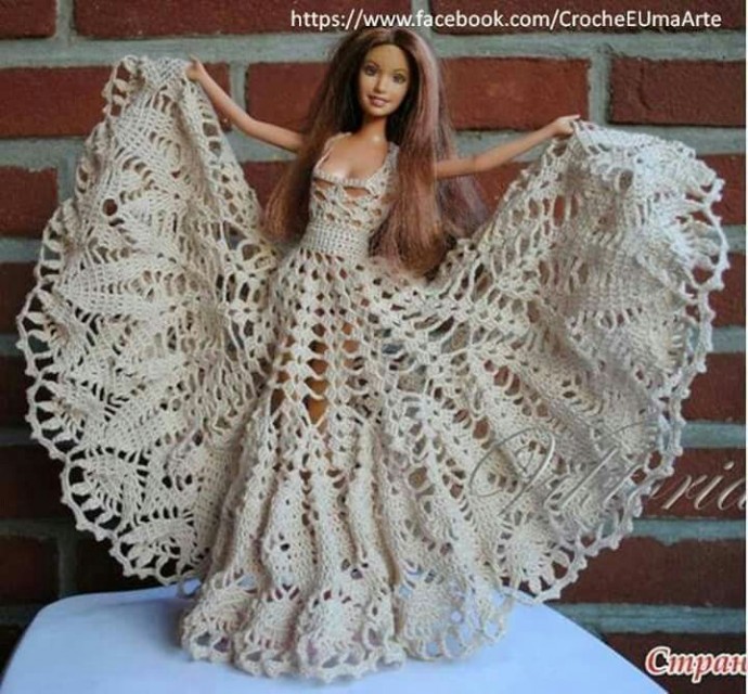 Inspiration. Crochet Cloths for Barbie Doll.