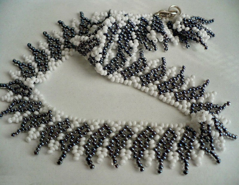 Shade of Grey Beaded Necklace Shade of Grey Beaded Necklace