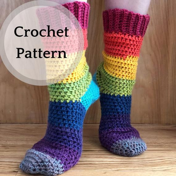 Inspiration. Crochet Socks.