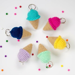 Helping our users. ​Crochet Ice-Cream Key-Chain.