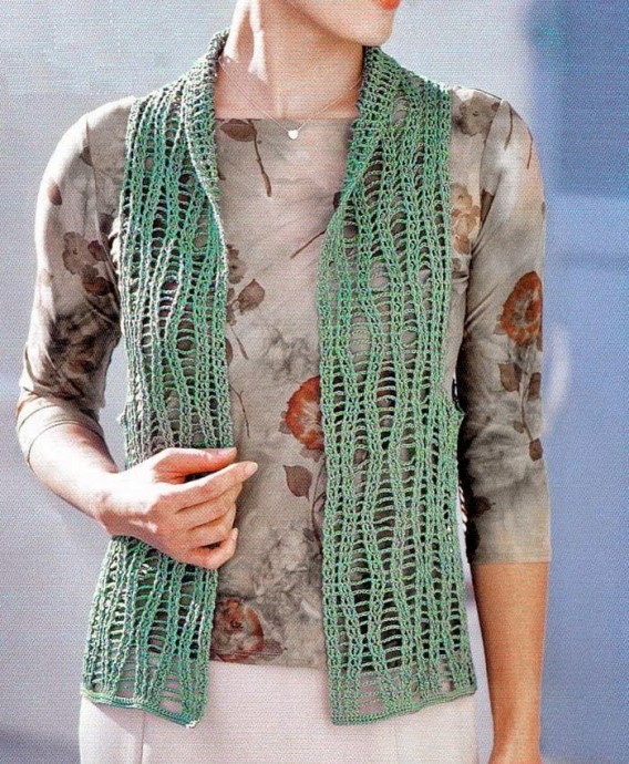 Inspiration. Crochet Vests.