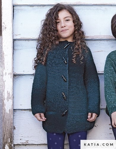 Inspiration. Knit Baby Girl's Coat.