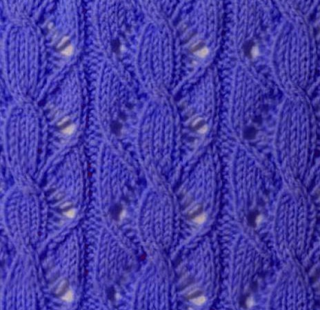 Relief Braids Knit Pattern Relief Braids Knit Pattern