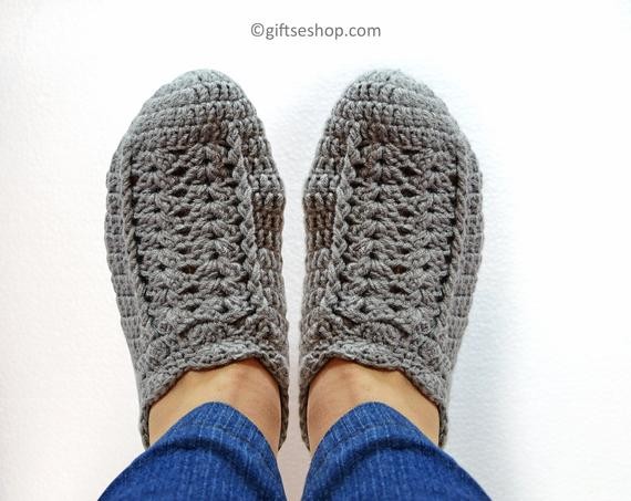 Inspiration. Crochet Women's Slippers.