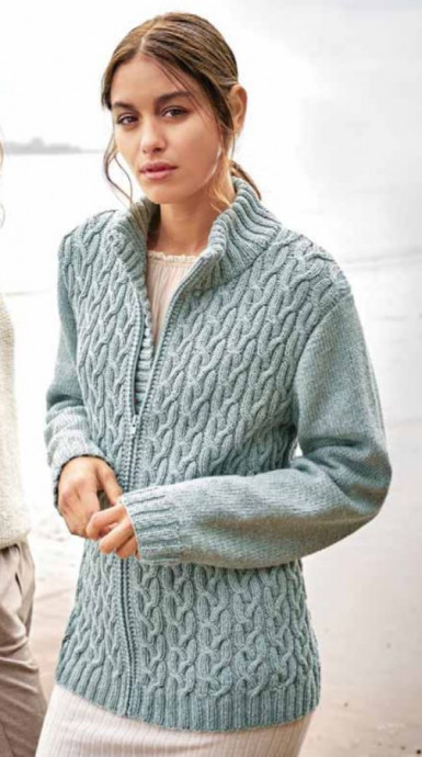 Inspiration. Knit Cardigans with Cables.