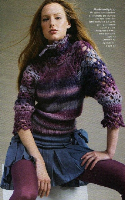 ​Cyclamen Knit Pullover