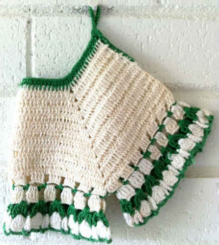 Helping our users. Vintage Crochet Potholder.