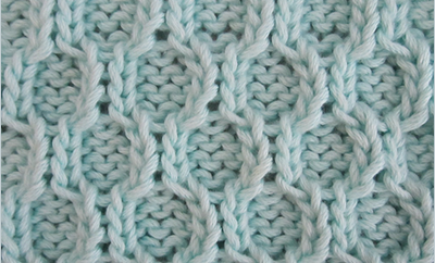 ​Honeycomb Trellis Knit Stitch