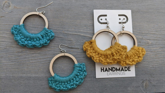 Inspiration. Crochet Earrings.