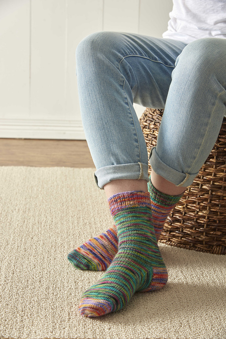 ​Knitted Rainbow Socks