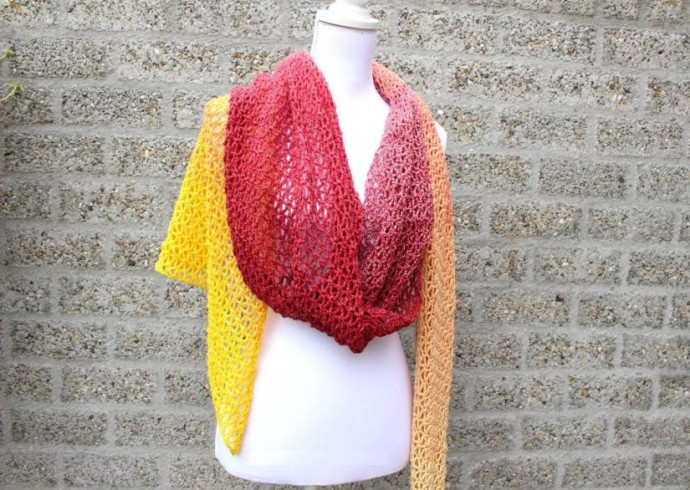 Simple Crochet Shawl Simple Crochet Shawl