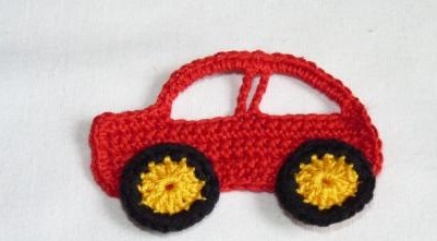 ​Crochet Car Applique Pattern