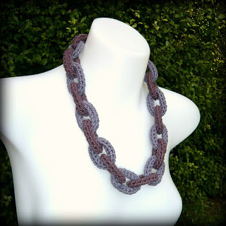 Crochet Chain Necklace Crochet Chain Necklace