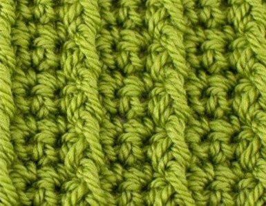 Crochet Raised Rib Pattern
