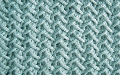 ​Fancy Herringbone Knit Stitch
