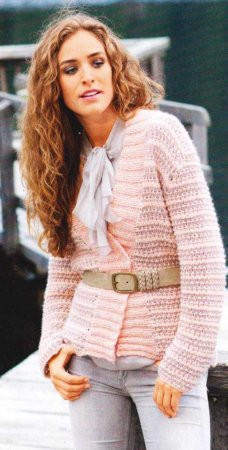 ​Knit Pink Cardigan